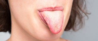Girl with tongue hanging out