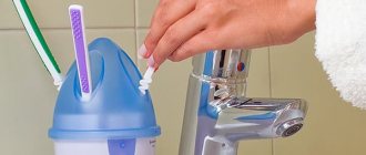 Disinfector for toothbrushes