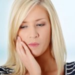 Flux on a woman&#39;s gum