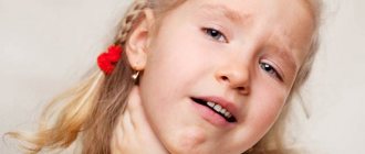 red dots in a child's mouth