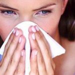 Rhinitis in a woman