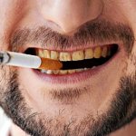 Language of a smoker and a healthy person