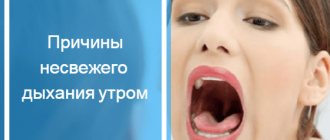 bad breath in the morning